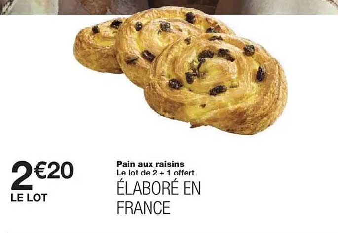 Pain aux raisins