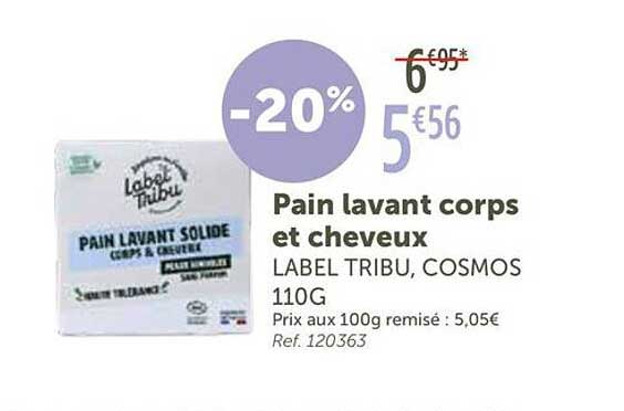 Pain lavant corps et cheveux