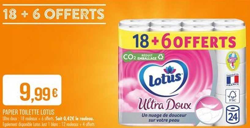 PAPIER TOILETTE LOTUS