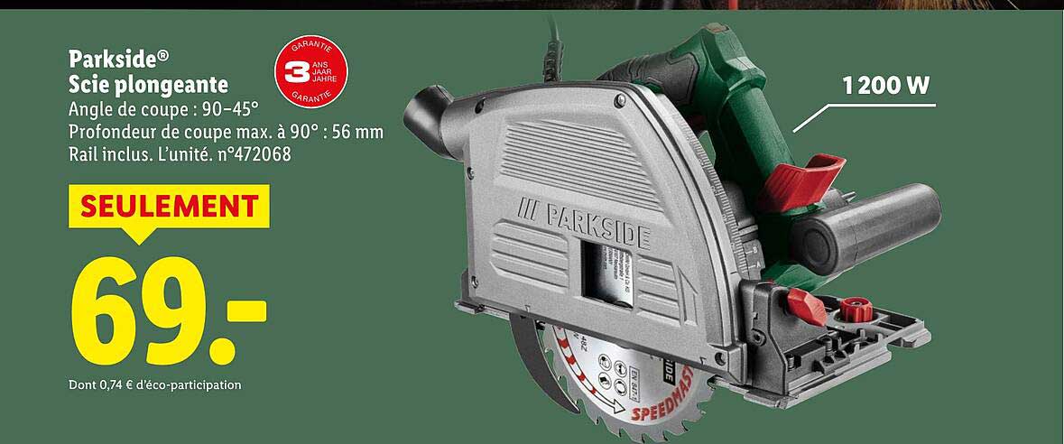 Parksid® Scie plongeante