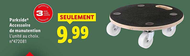 Parkside® Accessoire de manutention