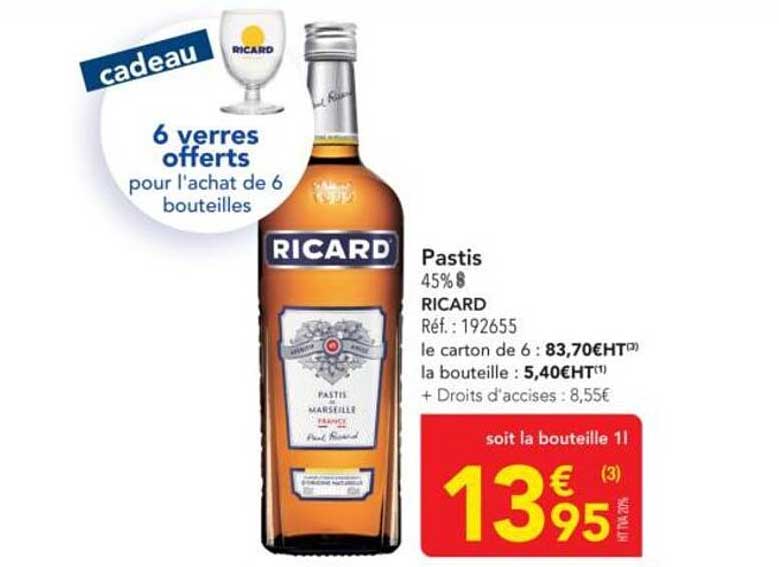 Pastis 45% - RICARD