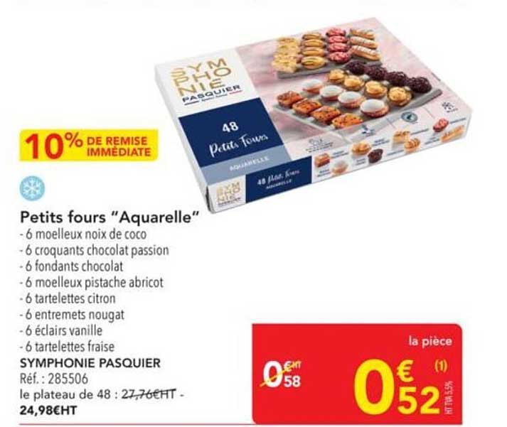 Petits fours “Aquarelle”