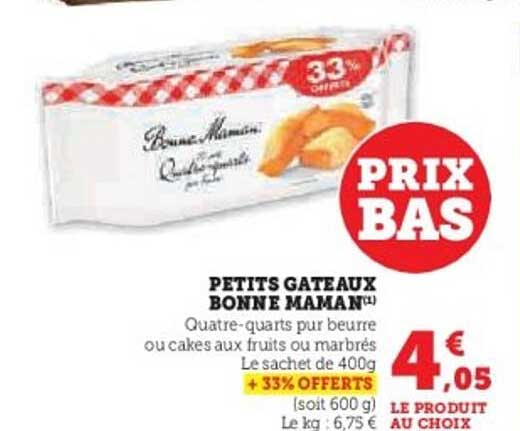 PETITS GATEAUX BONNE MAMAN