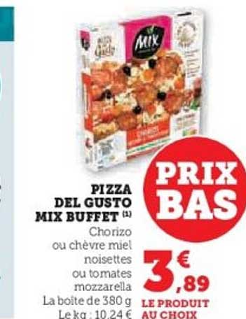 PIZZA DEL GUSTO MIX BUFFET