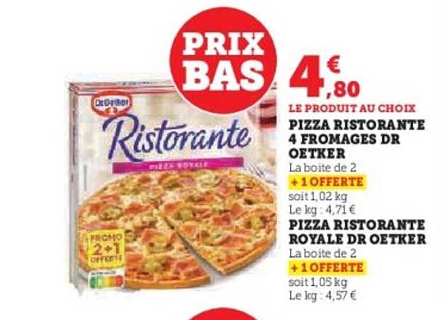 PIZZA RISTORANTE 4 FROMAGES DR OETKER
