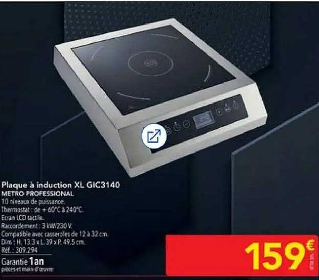 Plaque à induction XL GIC3140