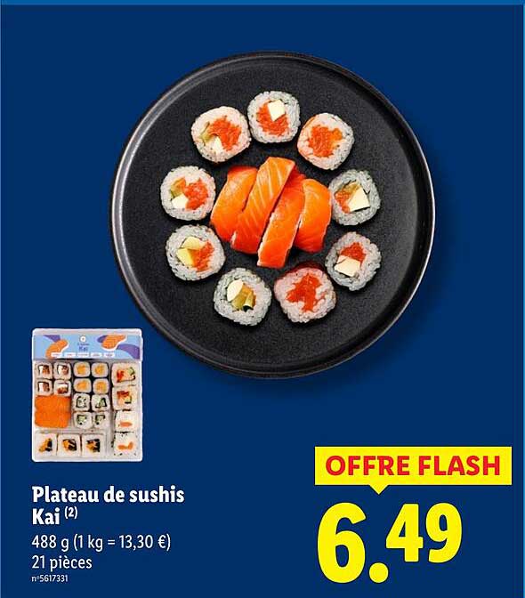Plateau de sushis Kaï