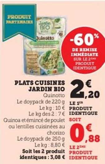PLATS CUISINES JARDIN BIO