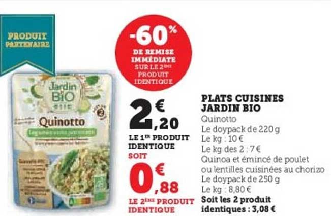 PLATS CUISINES JARDIN BIO