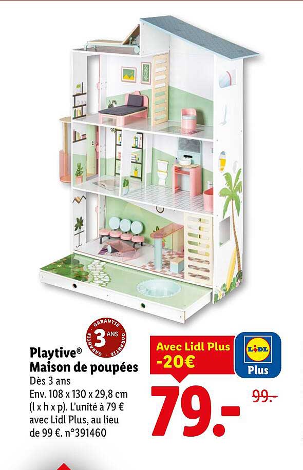 Playtive® Maison de poupées