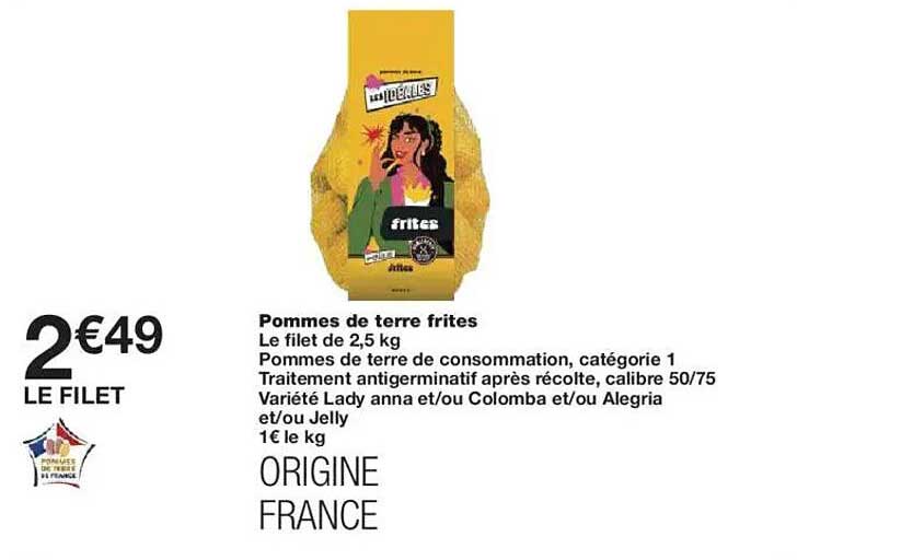 Pommes de terre frites