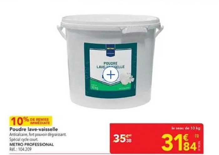 Poudre lave-vaisselle