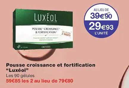 Pousse croissance et fortification "Luxéol"