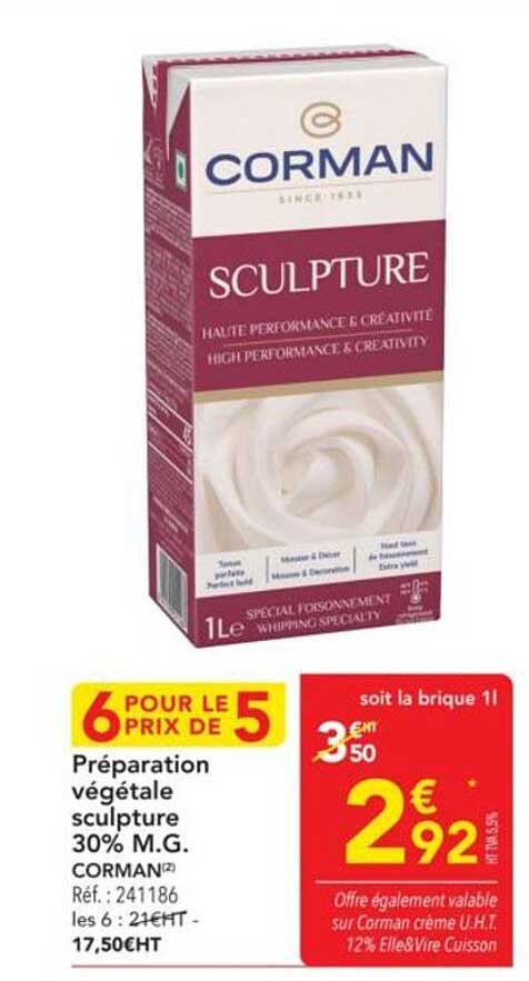 Préparation végétale sculpture 30% M.G. CORMAN