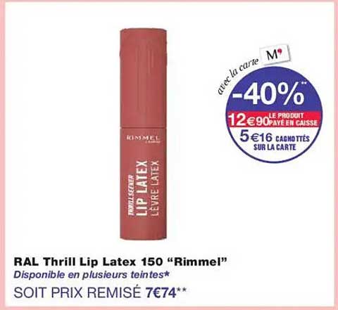 RAL Thrill Lip Latex 150 “Rimmel”
