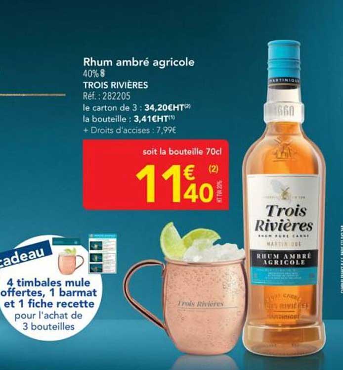 Rhum ambré agricole