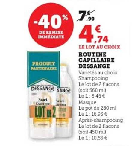 ROUTINE CAPILLAIRE DESSANGE