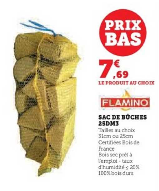 SAC DE BÛCHES 25DM3