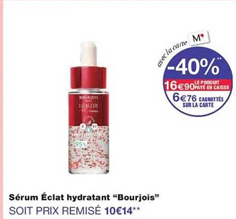 Sérum Éclat hydratant “Bourjois”