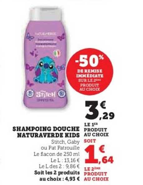 SHAMPOING DOUCHE NATURAVERDE KIDS