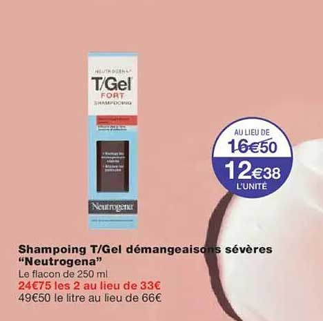 Shampoing T/Gel démangeaisons sévères “Neutrogena”