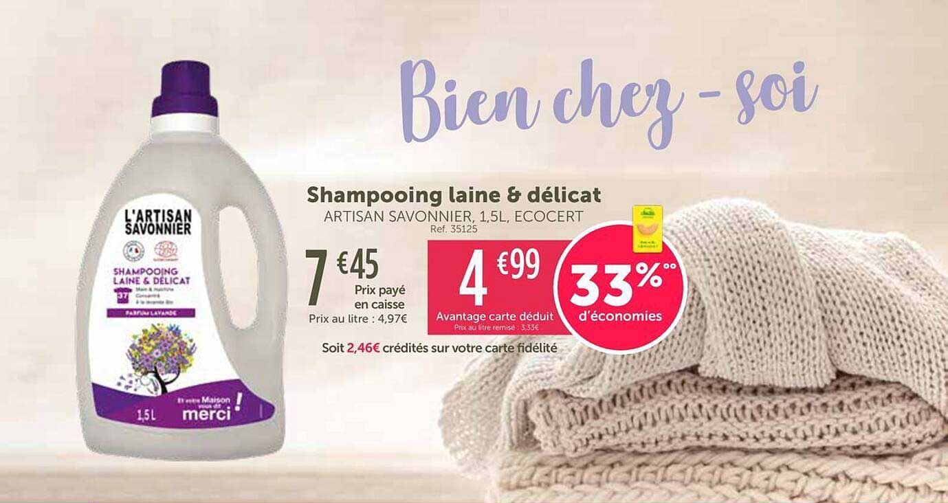 Shampooing laine & délicat
