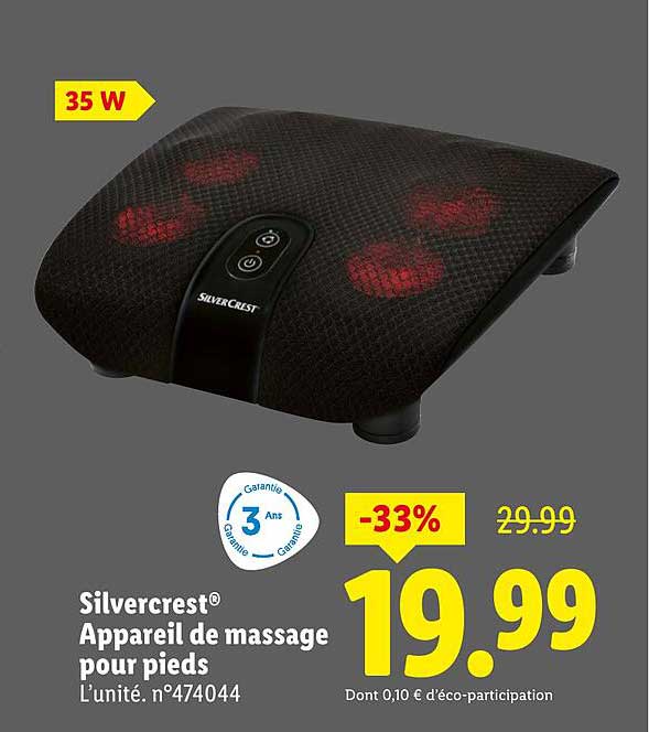 Silvercrest® Appareil de massage pour pieds