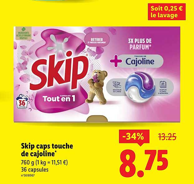 Skip caps touche de cajoline*