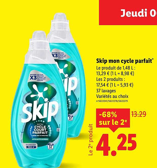 Skip mon cycle parfait