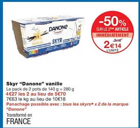 Skyr “Danone” vanille