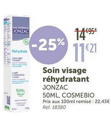 Soin visage réhydratant