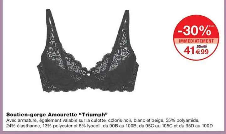 Soutien-gorge Amourette “Triumph”