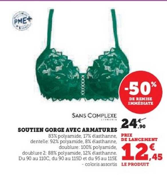 SOUTIEN GORGE AVEC ARMATURES