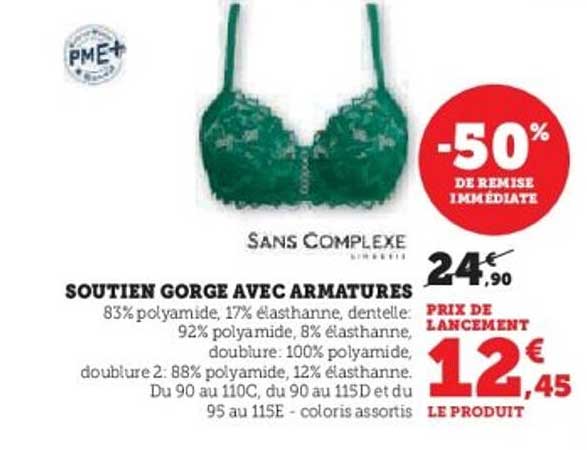 SOUTIEN GORGE AVEC ARMATURES
