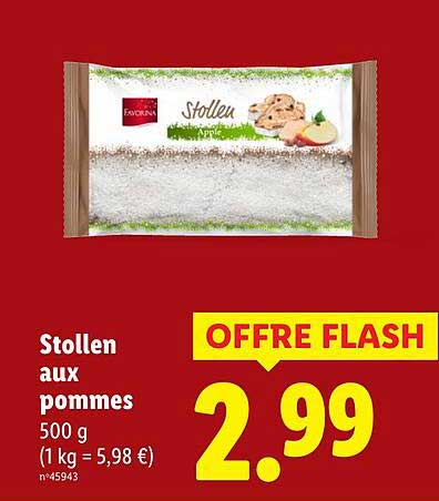Stollen aux pommes