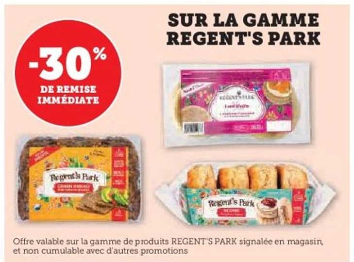 SUR LA GAMME REGENT'S PARK