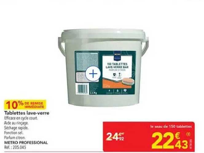 Tablettes lave-verre