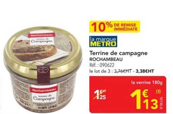 Terrine de campagne ROCHAMBEAU