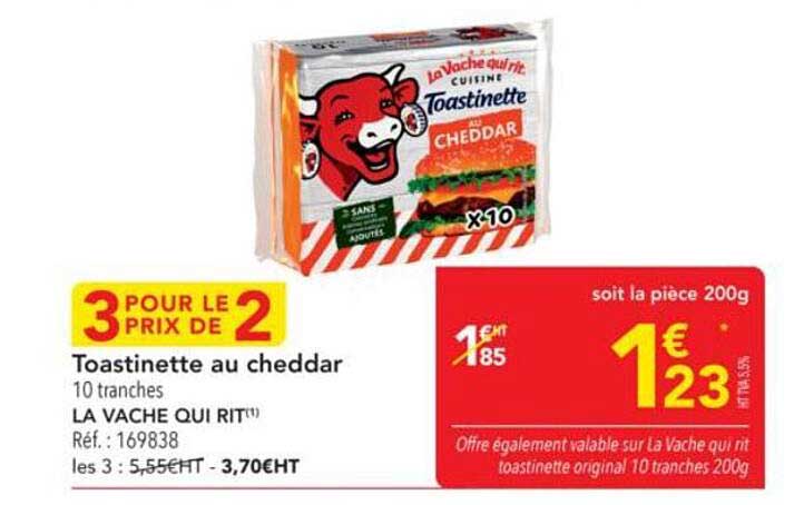 Toastinette au cheddar