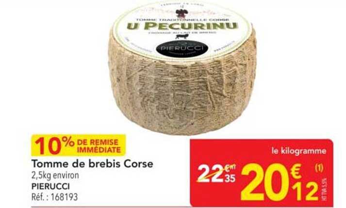 Tomme de brebis Corse