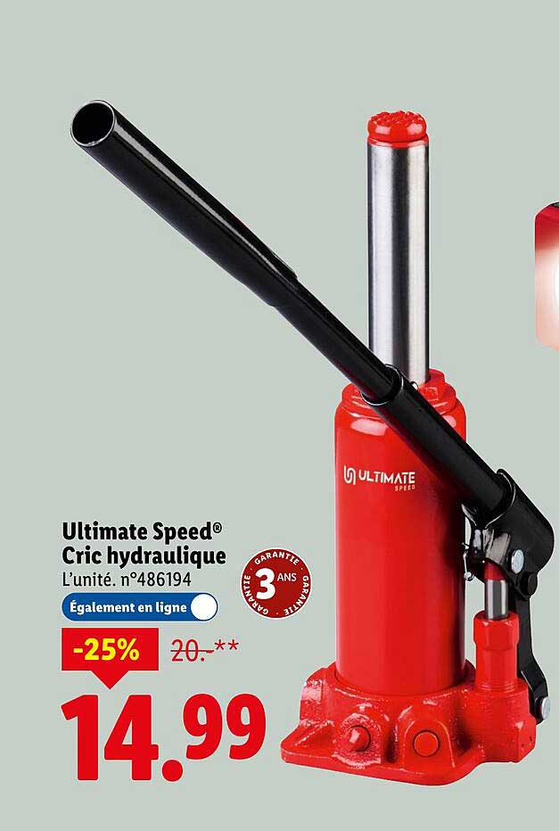 Ultimate Speed® Cric hydraulique
