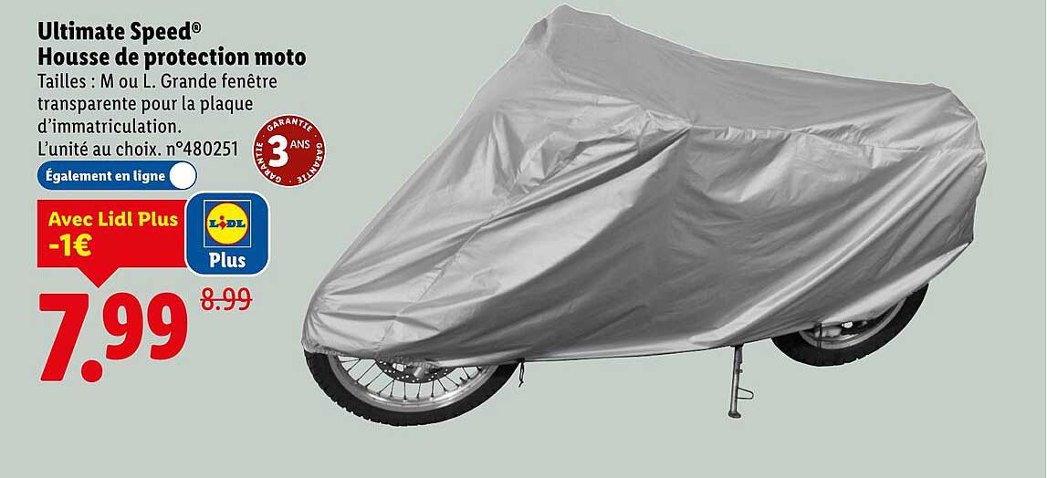 Ultimate Speed® Housse de protection moto