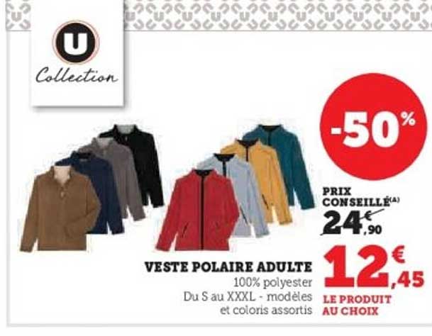 VESTE POLAIRE ADULTE