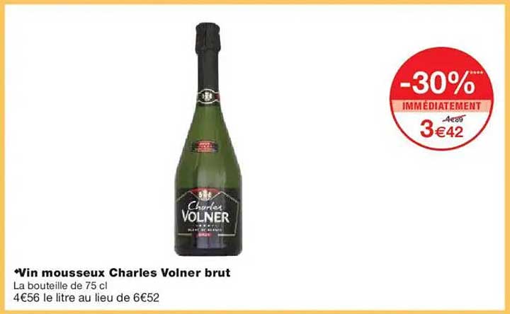 Vin mousseux Charles Volner brut