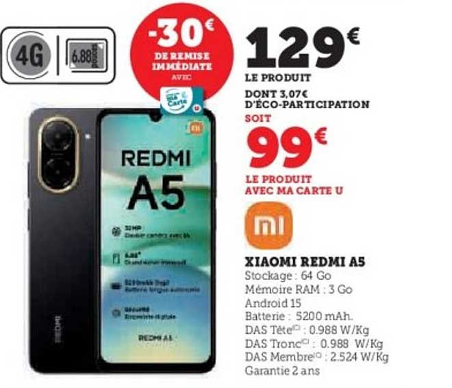 XIAOMI REDMI A5