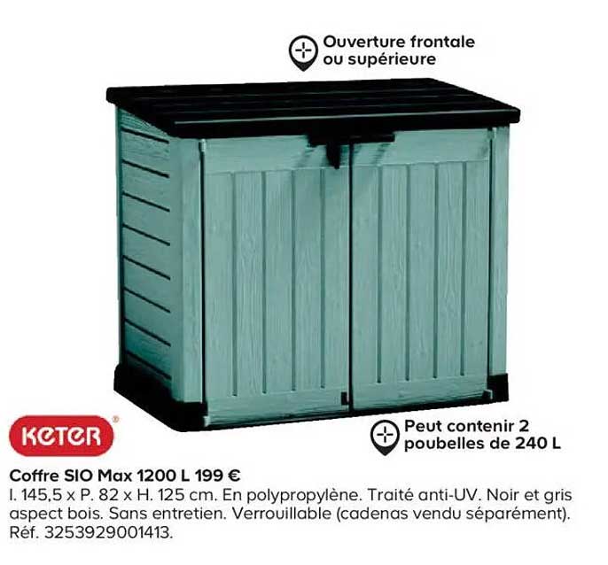 Coffre SIO Max 1200 L