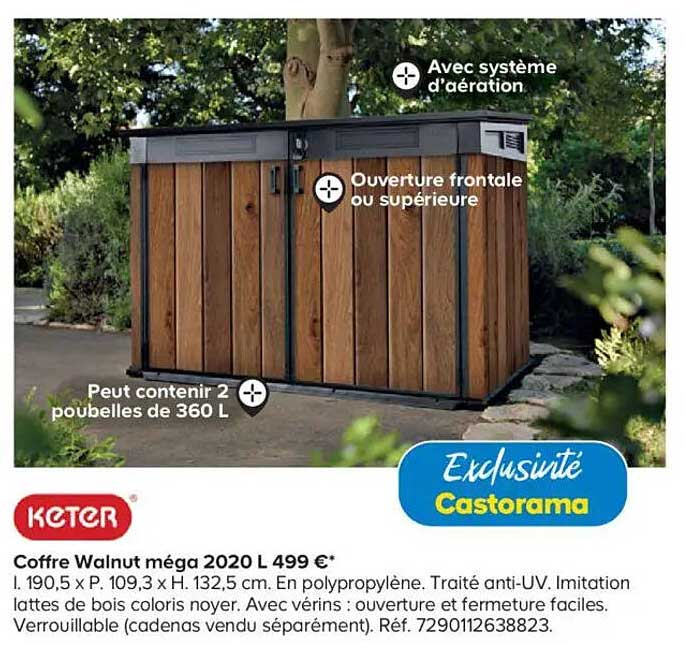 Coffre Walnut méga 2020 L 499 €*