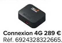 Connexion 4G 289 €