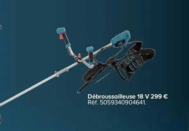 Débroussailleuse 18 V 299 €